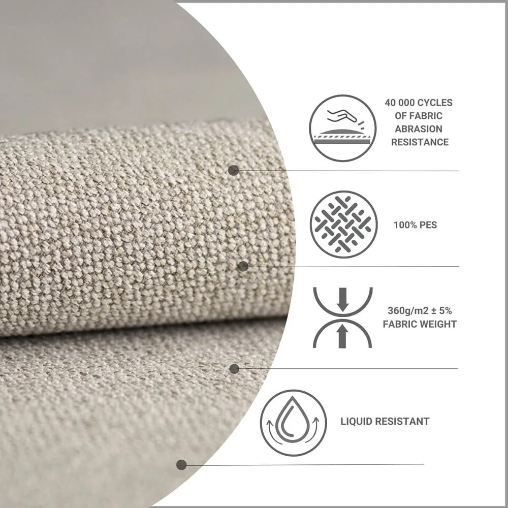 Letto boxspring beige con contenitore 160x200 cm Novento - Maison de Rêve