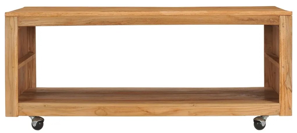 Tavolino da salotto 110x60x40 cm in legno massello di teak