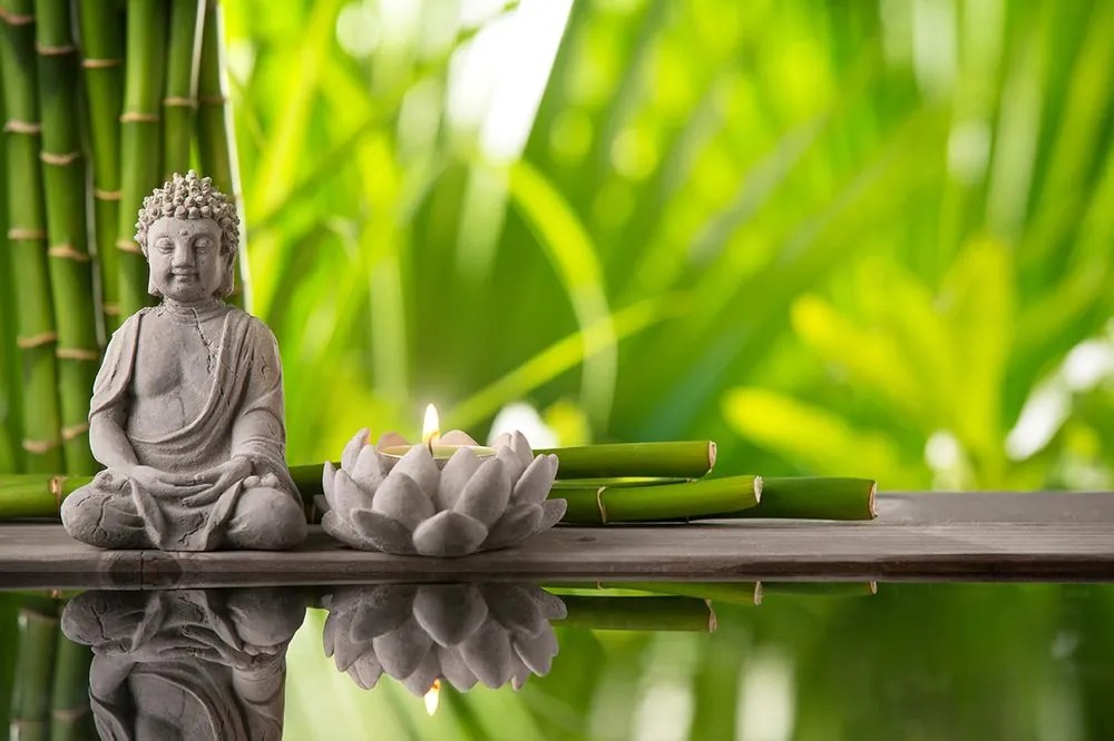 Carta da parati autoadesiva – Buddha armonioso