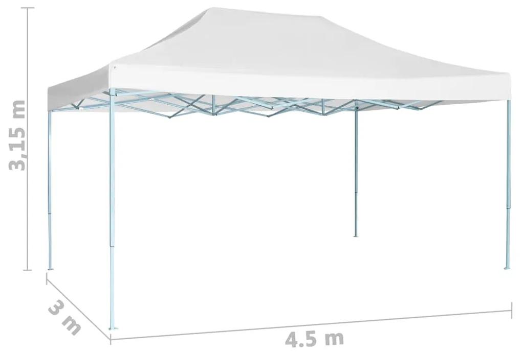 Tenda per Feste Pieghevole 3x4,5 m Bianca