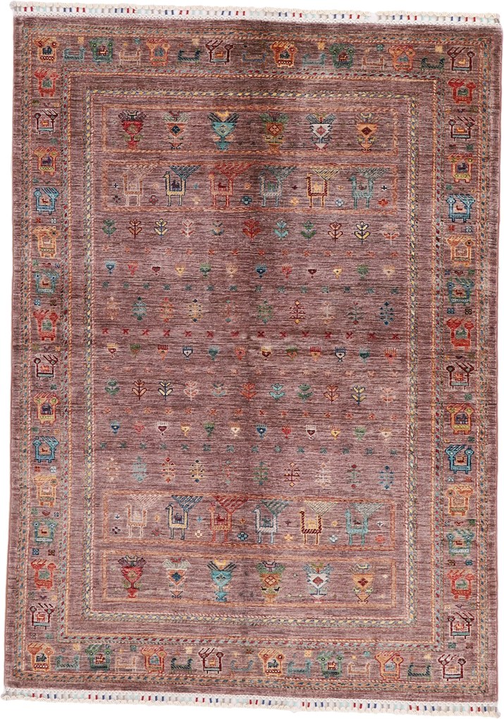 Samarkand Tappeto 210 x 150 (Pakistan) Annodato A Mano