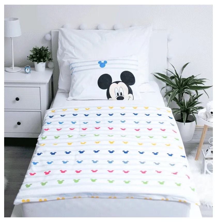 Biancheria da letto per culla in cotone 100x135 cm Mickey - Jerry Fabrics