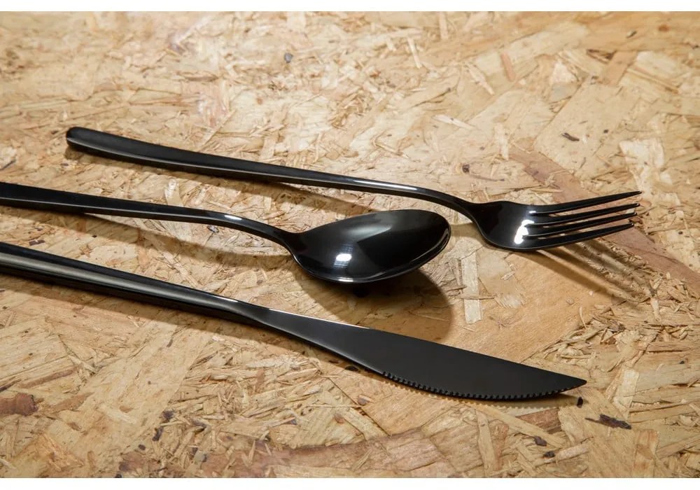 Posate in acciaio inox nero 3 pezzi Mimo - Premier Housewares