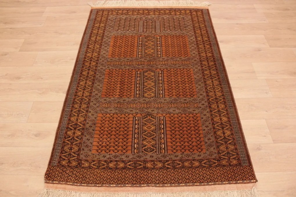 Turkmen Tappeto orientale 210 x 140 (Russia) Annodato A Mano