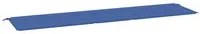 Cuscino per Panca da Giardino Blu Reale 200x50x3 cm in Tessuto cod mxl 68035