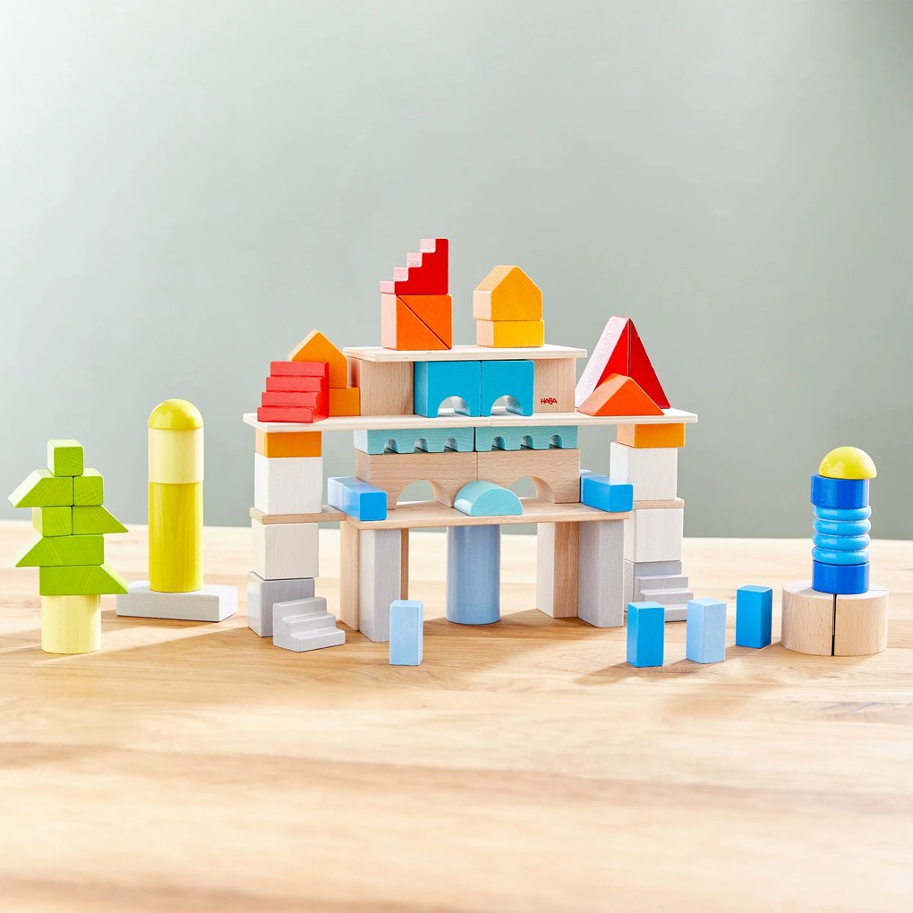 Mattoncini di base colorati, Set medio - 85 pezzi