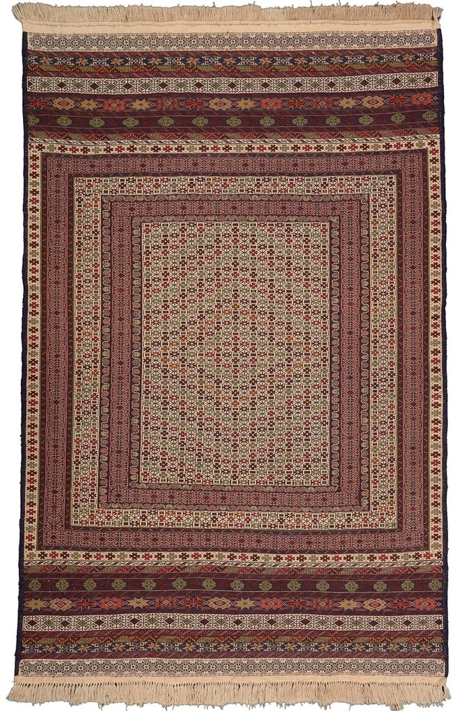 Kilim Tappeto orientale 190 x 120 Beige (Afghanistan) Tessuto A Mano