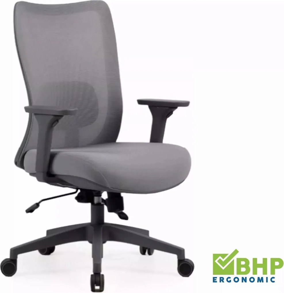 Sedia da ufficio Q-724 grigia – 62x49x105 cm
