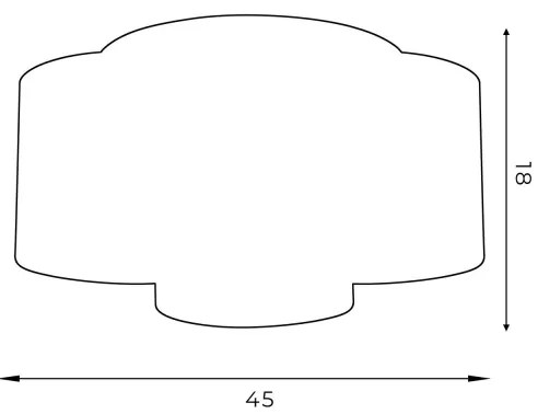 Lampadario a plafone ARDEN 3xE27/60W/230V nero/bianco