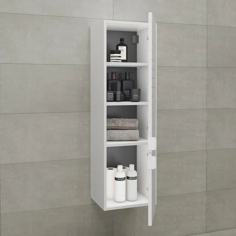 Colonna per mobile bagno Morgan RANDAL 2 ante P 25 x L 28 x H 138 cm bianco laccato mdf