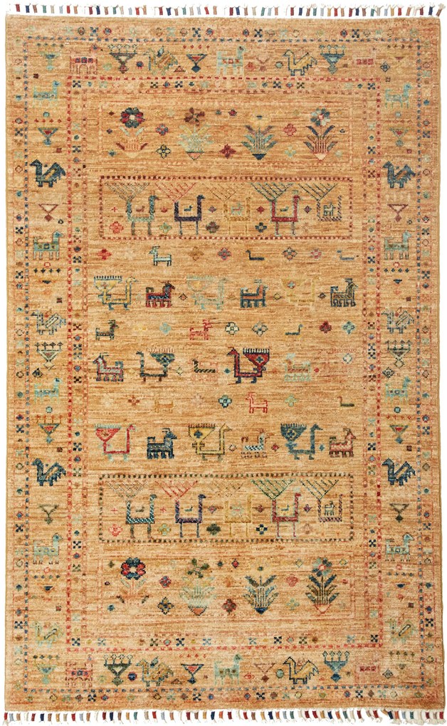 Samarkand Tappeto orientale 100 x 160 (Pakistan) Annodato A Mano