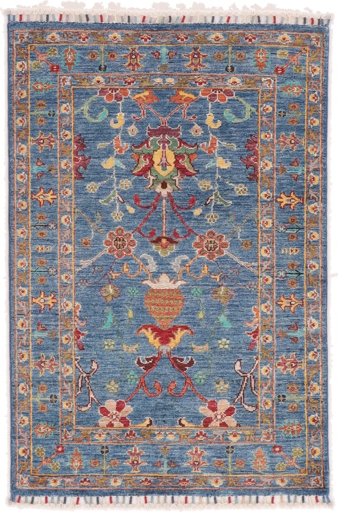 Samarkand Tappeto 120x80 (Pakistan) Annodato A Mano