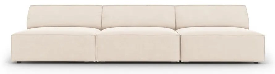 Divano in velluto crema 240 cm Jodie - Micadoni Home