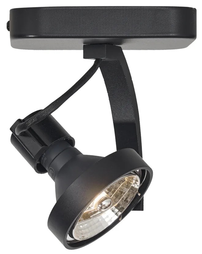 Faretto da soffitto di design nero GU10 70mm orientabile e inclinabile - Vo