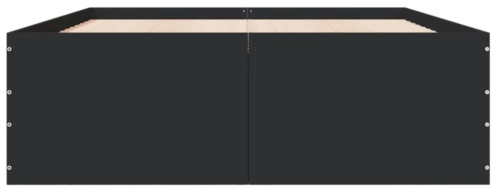 Giroletto nero 120x190 cm in legno multistrato