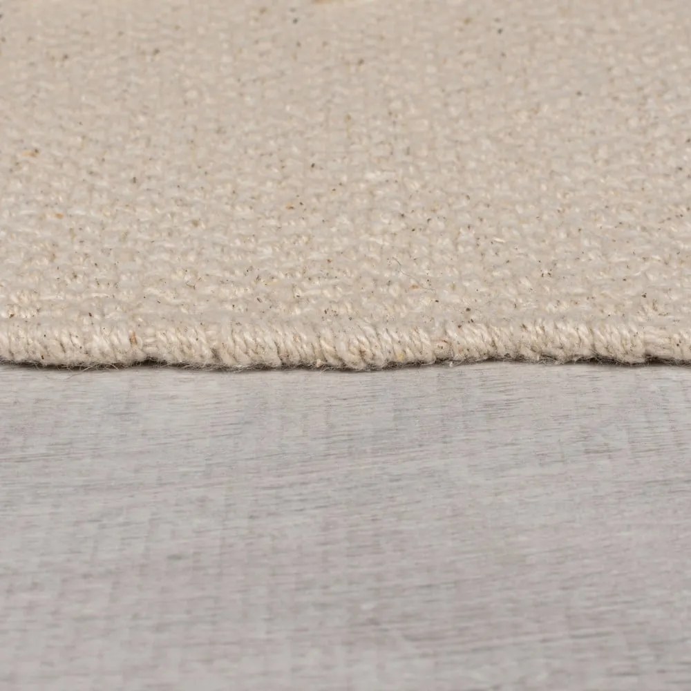 Tappeto in cotone beige 160x230 cm Tessa Diamond - Flair Rugs