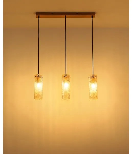 Globo 15775-3H - Lampadario a sospensione con filo KAROLO 3xE14/40W/230V