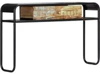 Tavolo Consolle 118x30x75 cm in Legno Massello di Recupero cod mxl 17018