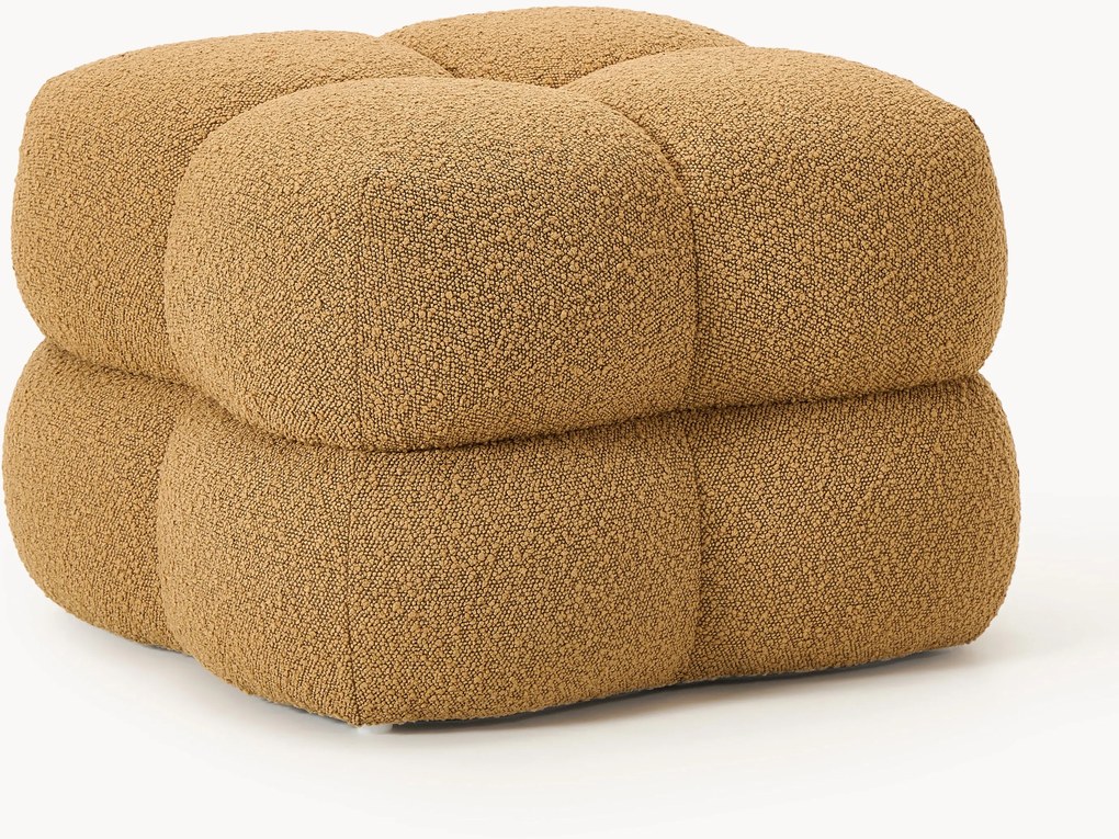 Pouf imbottito in bouclé Ellie