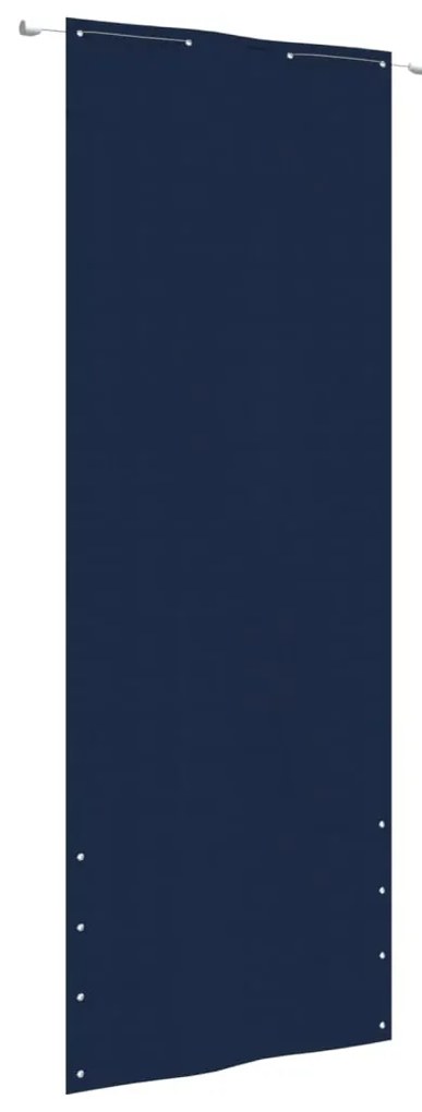 Paravento Per Balcone Blu 80x240 Cm İn Tessuto Oxford /