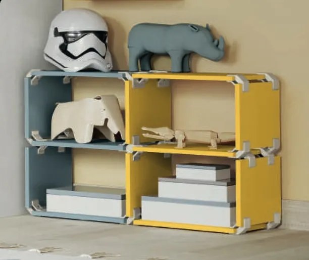 Libreria  Cubo modulare in 15 colorazioni