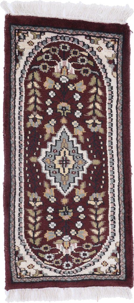 Agra Tappeto 60 x 30 (Indian) Annodato A Mano