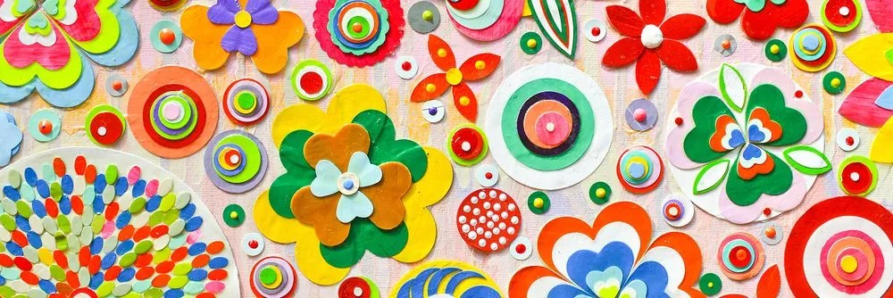 Stampa su tela – Astrazione di fiori