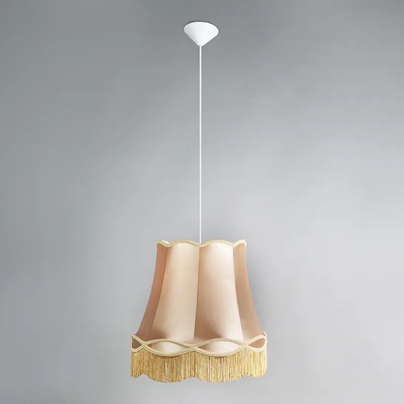 Set di 4 lampade a sospensione retrò oro 45 cm - Granny