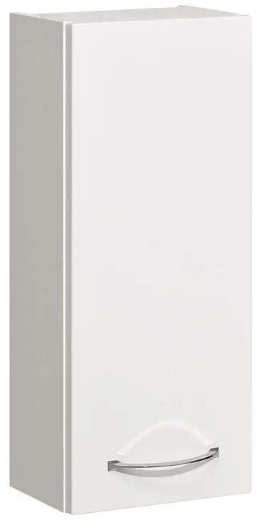 Pensile bagno Solitaire acero in truciolare PELIPAL, 1 anta apertura da destra P 22 x L 30 x H 70 cm