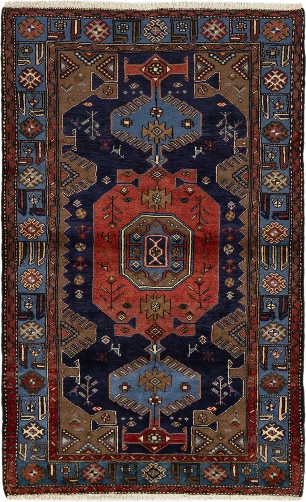Shiraz Tappeto 210x130 (Iran) Annodato A Mano