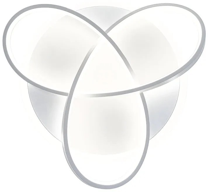 Plafoniera LED Smilla Ø 48 cm bianco IP20 cct da bianco caldo al bianco neutro, 4100 lumen