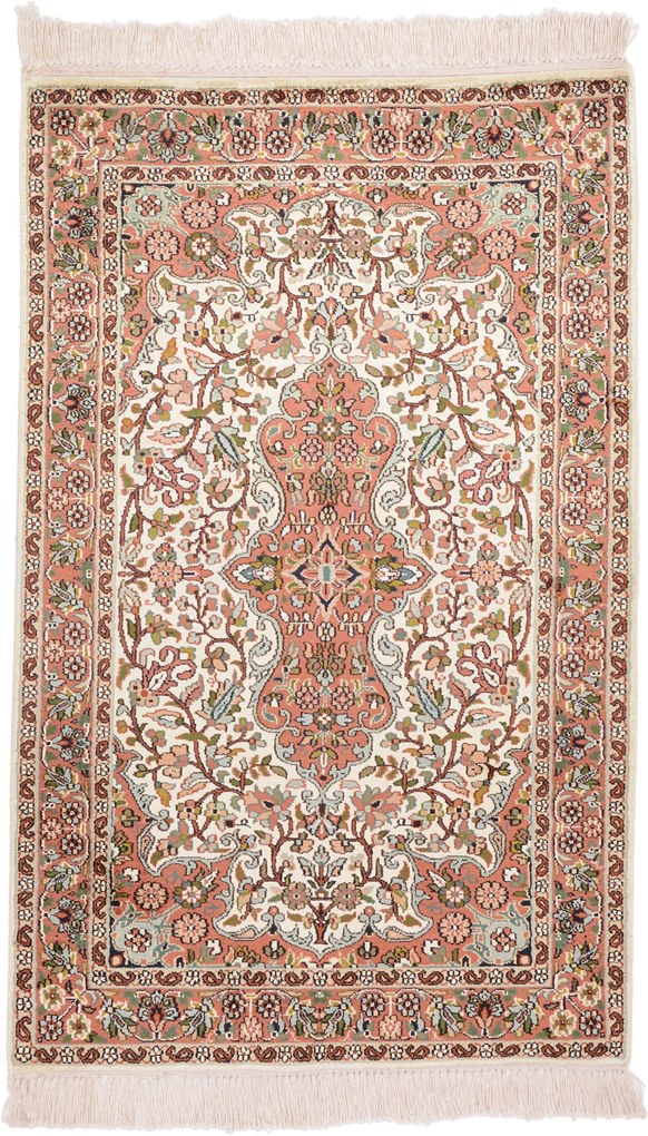 Cashmere Silk Tappeto orientale 80 x 120 (Indian) Annodato A Mano