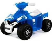 Moto elettrica feber fen42000 polizia quad 6v azzurro