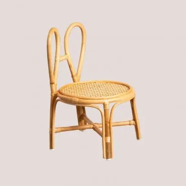 Sedia in rattan Yolin Kids NATURAL - Sklum