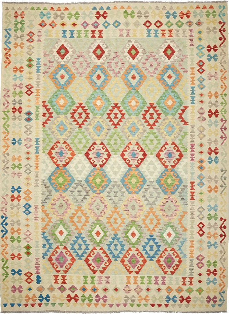 Kilim Tappeto 260 x 350 (Pakistan) Tessuto A Mano