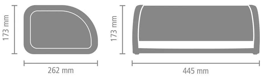 Portapane in acciaio Roll Top - Brabantia