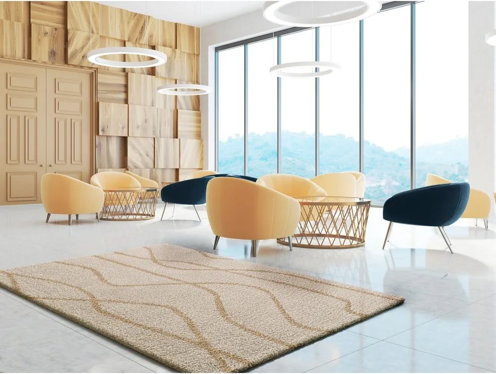 Tappeto color crema 160x230 cm Routa – Universal