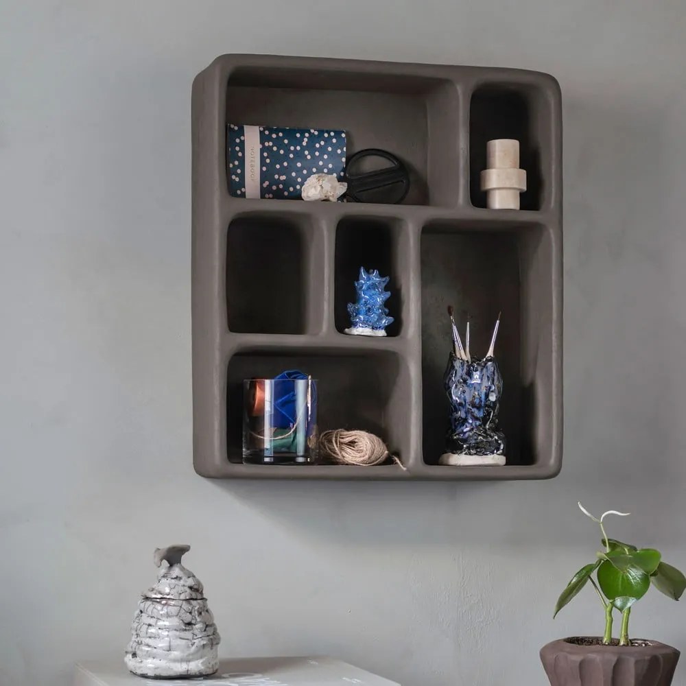 Scaffale a castello grigio scuro in pietra Art Studio - Mette Ditmer Denmark