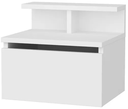 Comodino ALICE 39,8x35 cm bianco