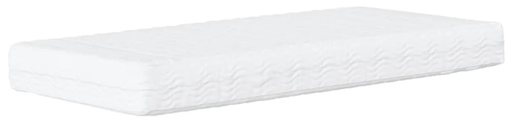 Letto con materasso verde scuro 80x200 cm in velluto