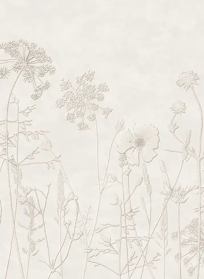 Eijffinger Carta da parati panoramica Silhouette Flowers - 350700