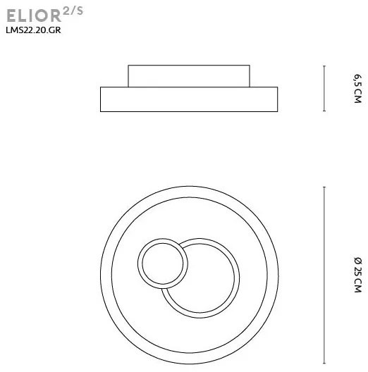 Luminascente elior 2/s