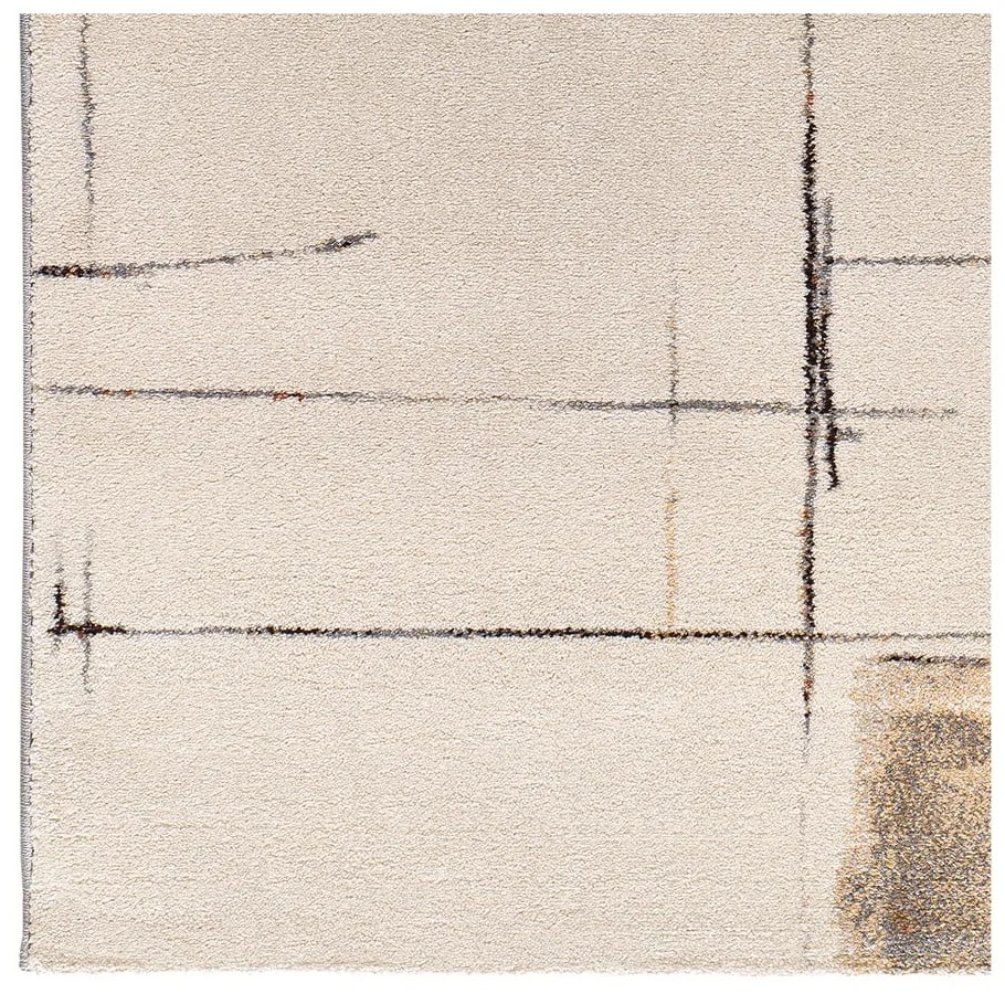 Tappeto grigio/beige 133x190 cm Beruti – Universal