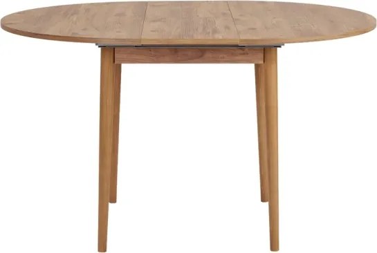 Tavolo Tondo Da Pranzo Allungabile 100-130 Cm Da Interno Viona Rovere