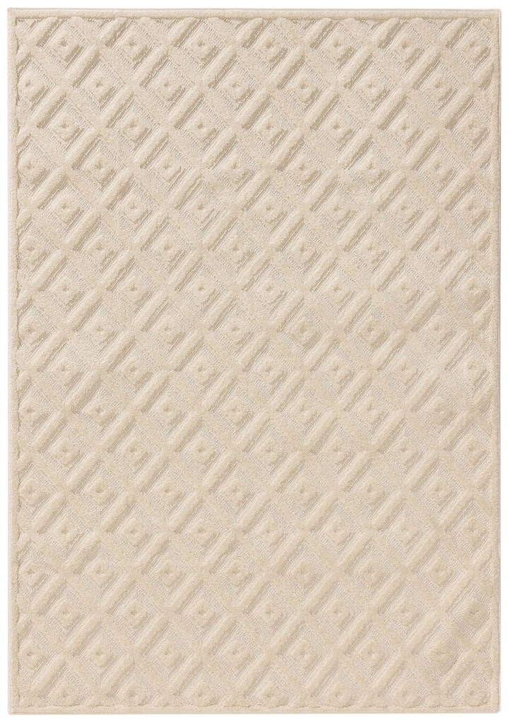 benuta Basic Tappeto Leo Crema 120x170 cm - Tappeto design moderno soggiorno