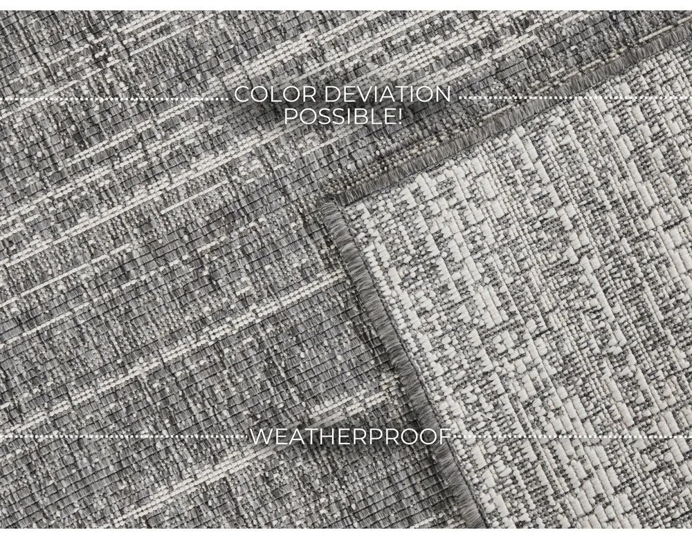 Tappeto grigio per esterni 170x120 cm Gemini - Elle Decoration