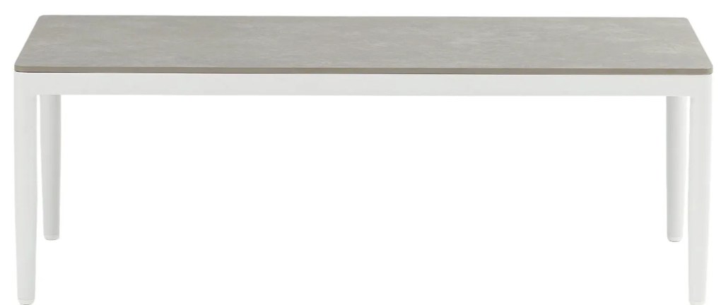 CASCADA - salotto outdoor con struttura in alluminio grigio chiaro, antracite o naturale