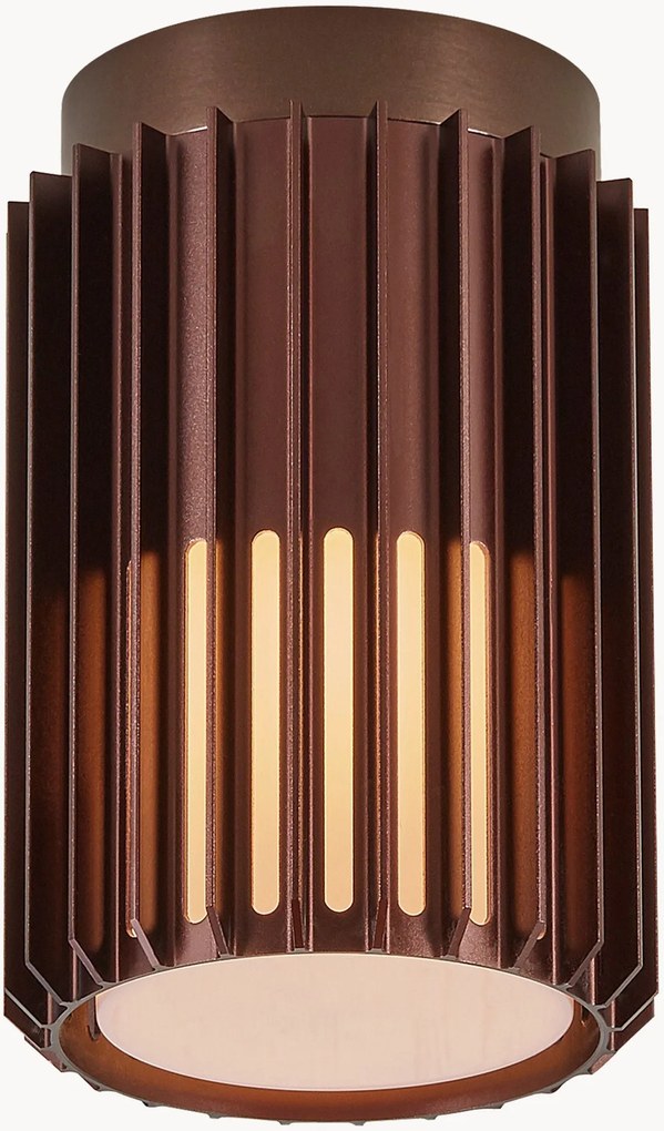 Lampada da soffitto Aludra, metallo marrone Seaside