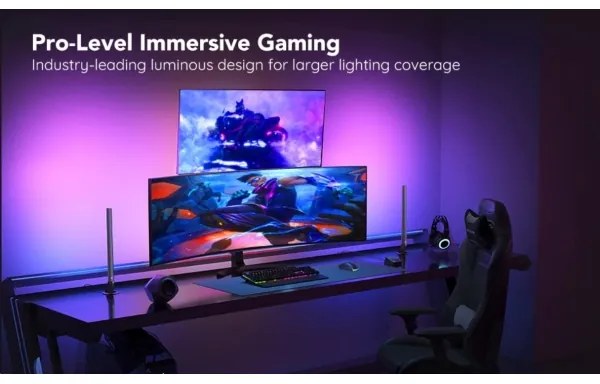 Govee - SET 2x Smart Gaming Wi-Fi LED RGBIC Panels + Smart Dual + +TC