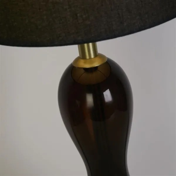 Searchlight EU23186BK - Lampada da tavolo MARAKESH 1xE27/60W/230V